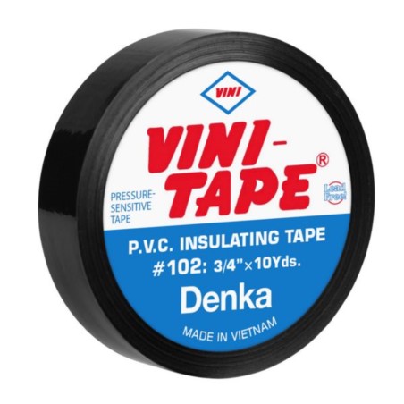 TAŚMA IZOLACYJNA CZARNA PVC VINI TAPE 0,15x19mm 10y