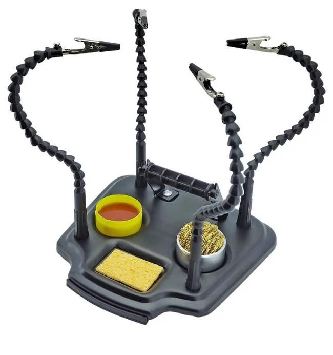 TRZECIA RĘKA UCHWYT MONTAŻOWY 11M-1 ELASTYCZNE RAMIONA + AKCESORIA