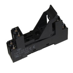 GNIAZDO PODSTAWKA PRZEKAŹNIKA GZ80 - 14FF DIN 250V 10A 16mmNA SZYNE DIN