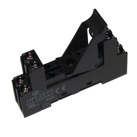 GNIAZDO PODSTAWKA PRZEKAŹNIKA GZ80 - 14FF DIN 250V 10A 16mmNA SZYNE DIN