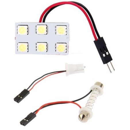 MODUŁ 6-LED 5050 12V 20x33 BIAŁY