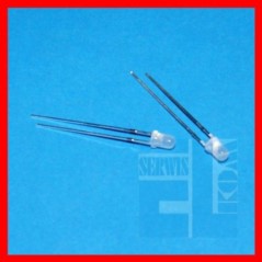 DIODA LED 3mm BIAŁA MATOWA