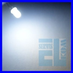 DIODA LED 5mm BIAŁA MATOWA A01825