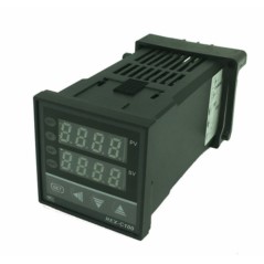 STEROWNIK TEMPERATURY REX-C100FK02-V*DNX WYJŚCIE SSR 14V DC DO CZUJNIKÓW PT100, K, J, R, S,