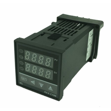 STEROWNIK TEMPERATURY REX-C100FK02-V*DNX WYJŚCIE SSR 14V DC DO CZUJNIKÓW PT100, K, J, R, S,