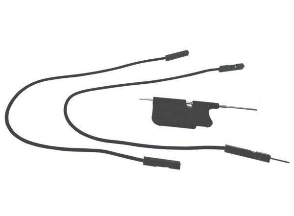 CHWYTAK POMIAROWY PRECYZYJNY 55mm CZARNY + KABLE