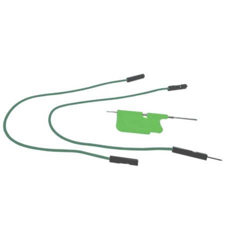 CHWYTAK POMIAROWY PRECYZYJNY 55mm ZIELONY + KABLE