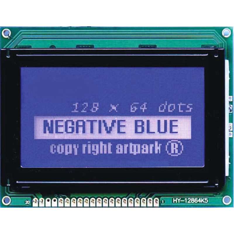  WYŚWIETLACZ GRAFICZNY LCD 128x64 A W/B