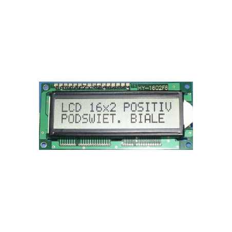 WYŚWIETLACZ LCD 2x16 E K/W CYRYLICA 16x2