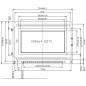 WYŚWIETLACZ GRAFICZNY LCD 128x64 H BHW W/B