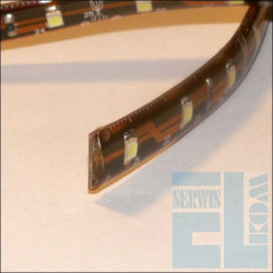  SZNUR TAŚMA DIODOWA ELASTYCZNA / GIĘTKA LED BIAŁA 12V - 3 LED 5cm - SILIKON