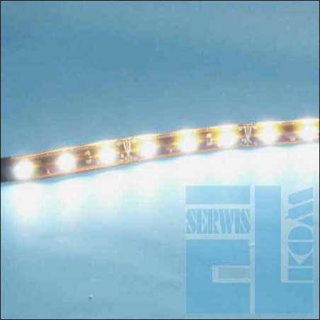 TAŚMA ELASTYCZNA LED BIAŁA 12V - 3 LED 5cm - SILIKON
