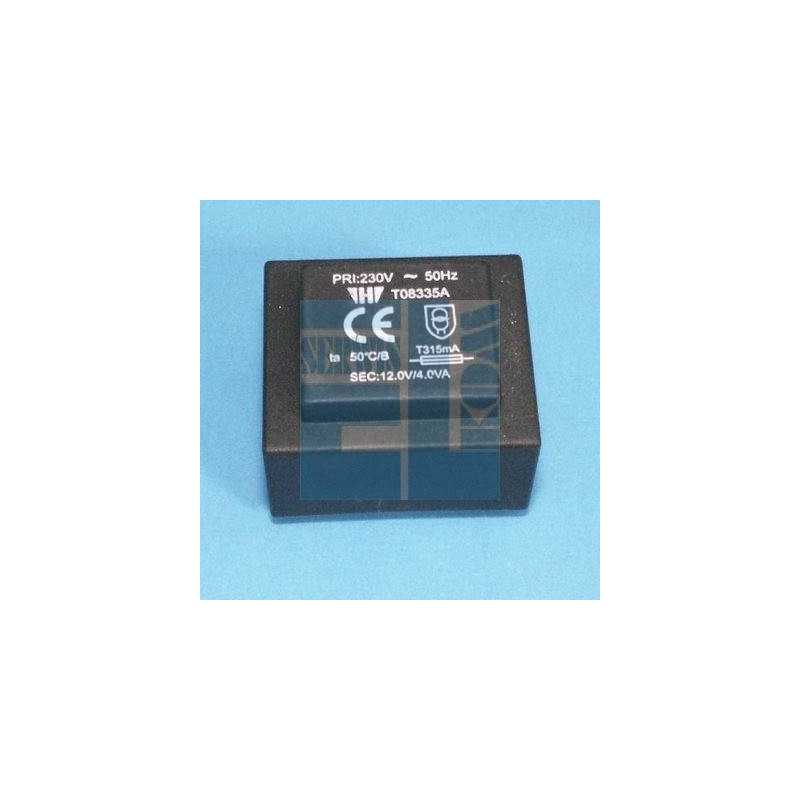  TRANSFORMATOR 4VA 230V 12V 333mA 70st.