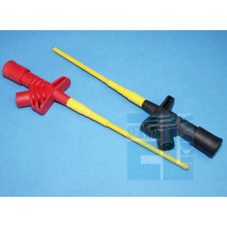  CHWYTAK POMIAROWY PAZUREK GNIAZDO 4mm CZARNY DŁUGOŚĆ 160mm