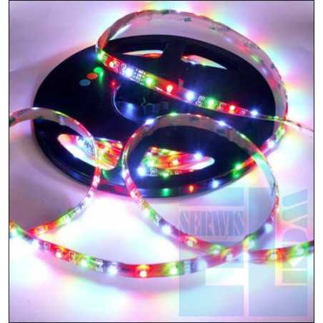 SZNUR TAŚMA DIODOWA ELASTYCZNA / GIĘTKA LED RGB 12V - 30 LED 50cm - SILIKON