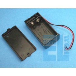 KOSZYK POJEMNIK BATERII 9V 6F22 PŁASKI Z WYŁĄCZNIKIEM ZAMYKANY 9V