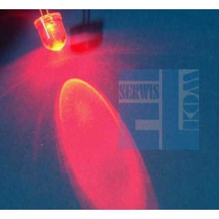  DIODA LED 10mm CZERWONA 2cd SUPERJASNA !