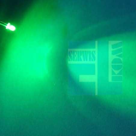 DIODA LED 3mm ZIELONA 12V