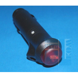  WTYK ZAPALNICZKI SAMOCHODOWEJ Z WŁĄCZNIKIEM I DIODĄ LED 