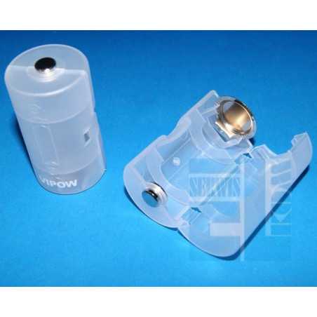 ADAPTOR ADAPTER R6 na R20 AA na D KONWERTER BATERII 2szt