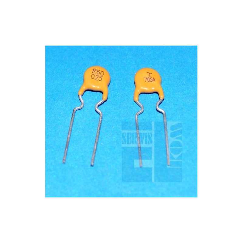  BEZPIECZNIK POLIMEROWY PFR025 0,25A 250mA- 60V