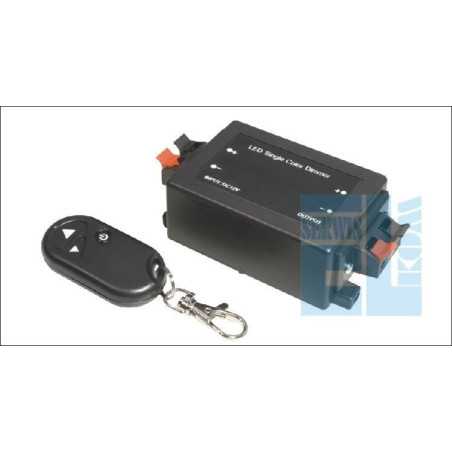 ŚCIEMNIACZ DO LISTW TAŚM DIODOWYCH LED JEDOKANAŁOWY - PILOT RADIOWY STEROWNIK 