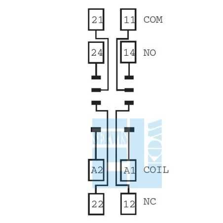 GNIAZDO PODSTAWKA PRZEKAŹNIKA GZ80 GZS80 DIN 300V/10A
