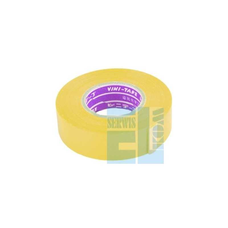 TAŚMA IZOLACYJNA ŻÓŁTA 20m PVC VINI-TAPE 0,13x19mm