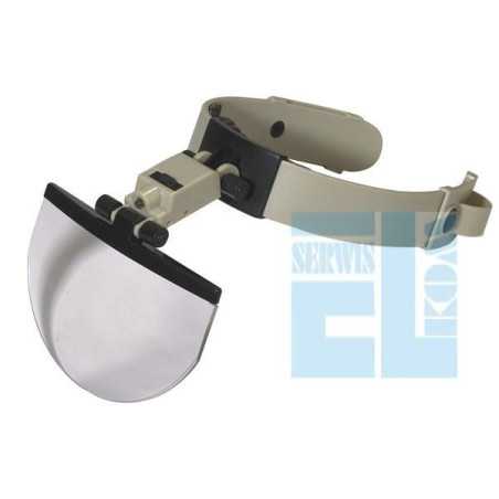 LUPA NA GŁOWĘ Z PODŚWIETLENIEM - 3 SOCZEWKI