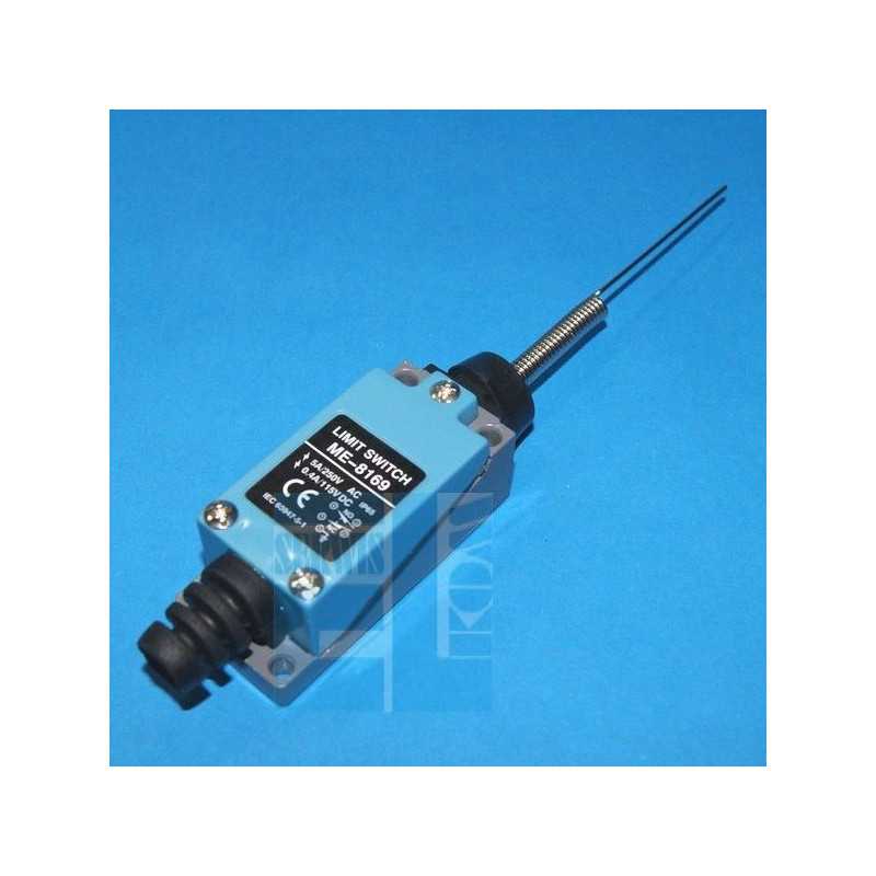 WYŁĄCZNIK KRAŃCOWY ME8169 MIKROPRZEŁĄCZNIK Z DŹWIGNIĄ - SPRĘŻYNA WYŁĄCZNIK KRAŃCOWY ME8169 MIKROPRZEŁĄCZNIK Z DŹWIGNIĄ - SPRĘŻYNA