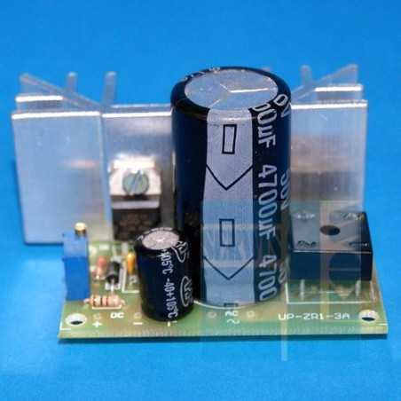 Zasilacz regulowany 1.5 - 35V 1.5A - Moduł z radiatorem