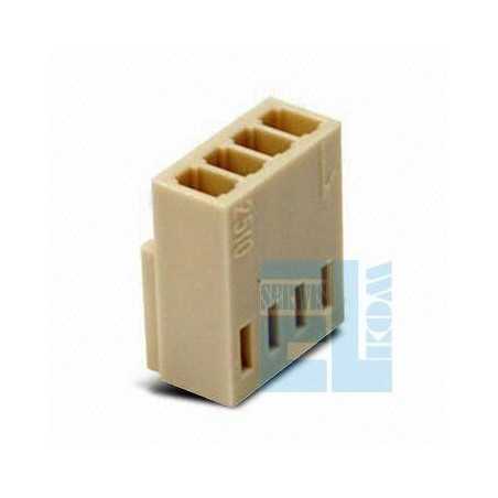 GNIAZDO HU-4 PROSTE 2,54mm - OBUDOWA do PINY HU-T