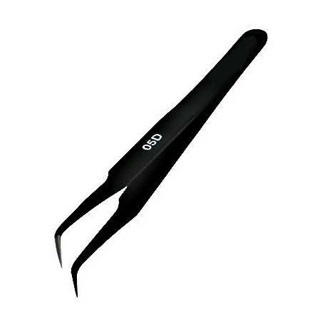 PĘSETA 02-D POWLEKANA ZAKRZYWIONA OSTRA PRECYZYJNA PENSETA PINCETA