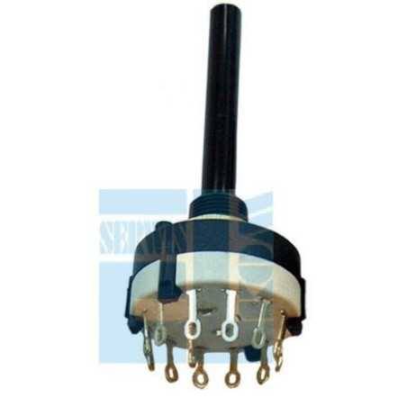  PRZEŁĄCZNIK OBROTOWY 6 POZYCJI 2-OBWODY LUTOWANY