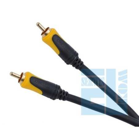 KABEL PRZEWÓD 1x RCA - 1x RCA 1,8m COAXIAL CABLETECH BASIC