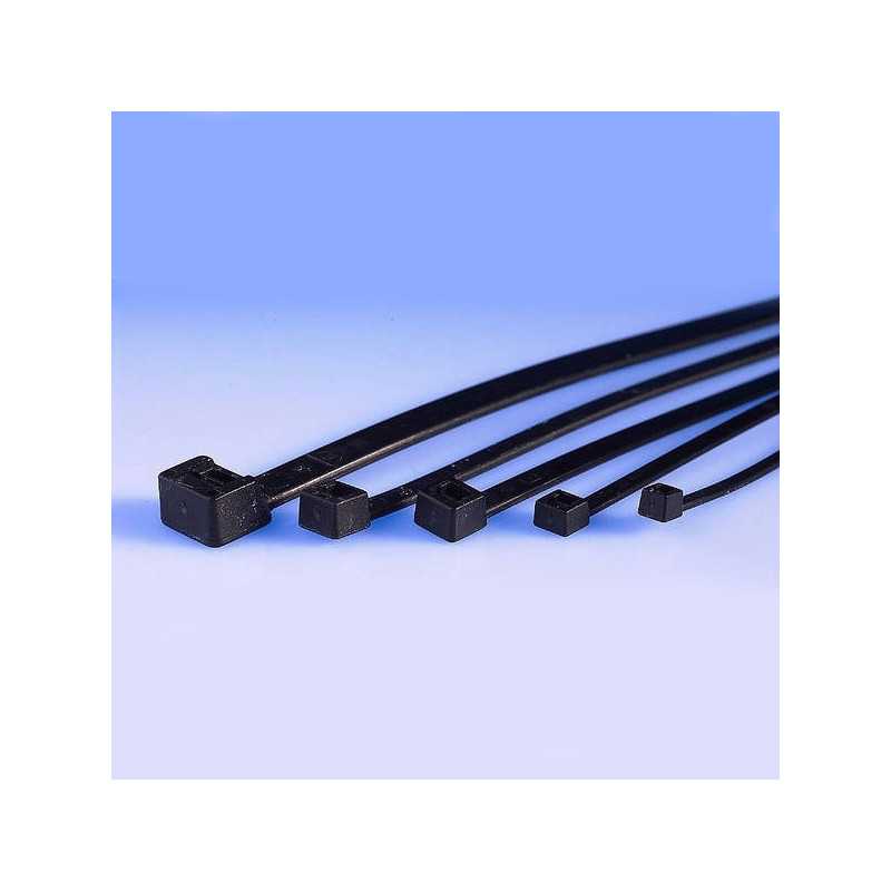  OPASKA KABLOWA ZACISKOWA CZARNA 2,5x100mm - 100szt