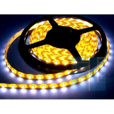 SZNUR TAŚMA DIODOWA ELASTYCZNA / GIĘTKA LED BIAŁA CIEPŁA 12V - 3 LED 5cm - SILIKON