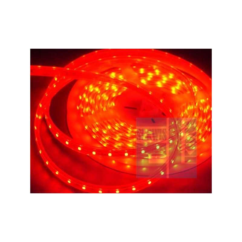 TAŚMA ELASTYCZNA LED CZERWONA 12V - 0,5m - w osłonie