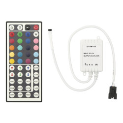  STEROWNIK DIOD TAŚM LED 44-KLAWISZE 3 KANAŁOWY RGB + PILOT IR