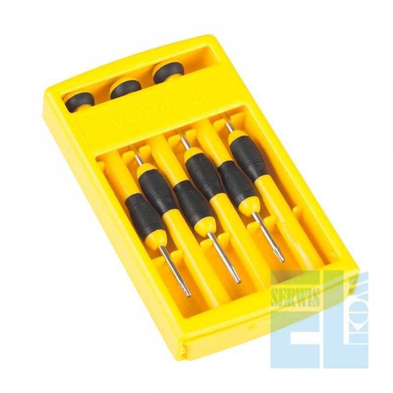  ZESTAW WKRĘTAKÓW PRECYZYJNYCH TORX 6szt T64554
