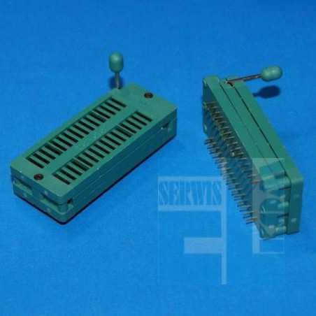 PODSTAWKA TESTOWA ZIF 28 PIN ZACISKANA ZIF28