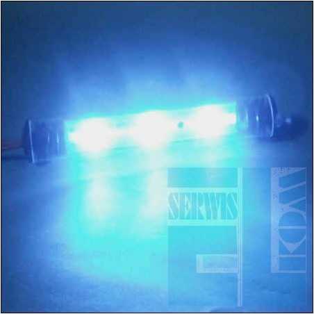 TUBA NEON LED FLUX 9cm NIEBIESKI 12V