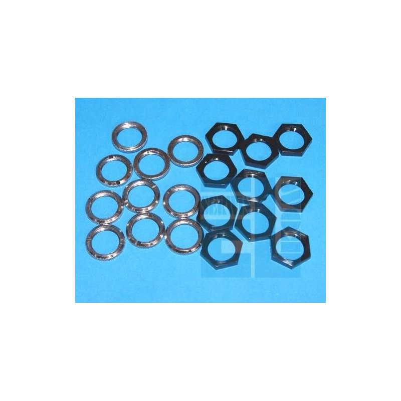 NAKRĘTKA METAL + PLASTIK ŚREDNICA wew. 11,5mm - 10kpl pod przełączniki NAKRĘTKA METAL + PLASTIK ŚREDNICA wew. 11,5mm - 10kpl pod przełączniki