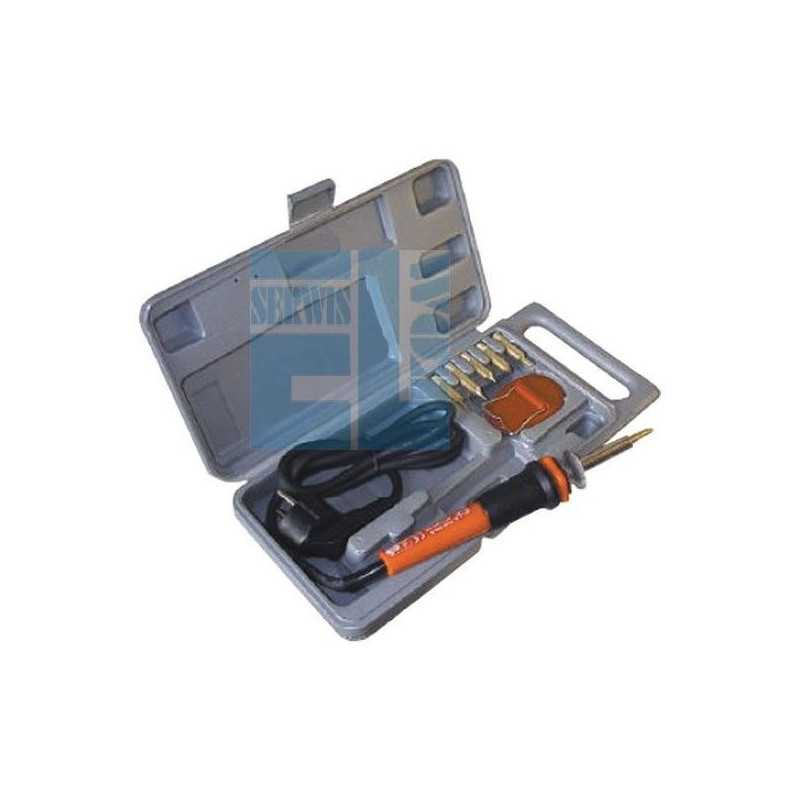 Wypalarka do drewna - zestaw 6 grotów + futerał 230V