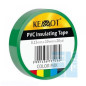 TAŚMA IZOLACYJNA ZIELONA 20Y PVC KEMOT 0,13x19mm