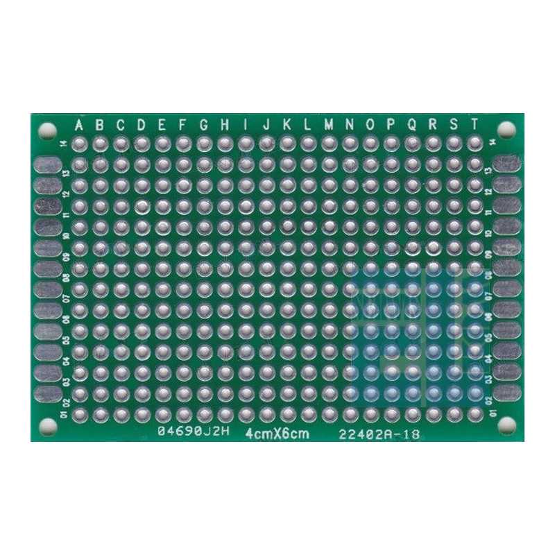 PŁYTKA UNIWERSALNA PI-23Z 40x60mm DWUSTRONNA WIERCONA /063