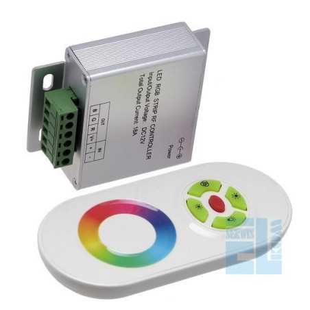  STEROWNIK DIOD LED 3 KANAŁOWY RGB + PILOT DOTYKOWY CTR-T1