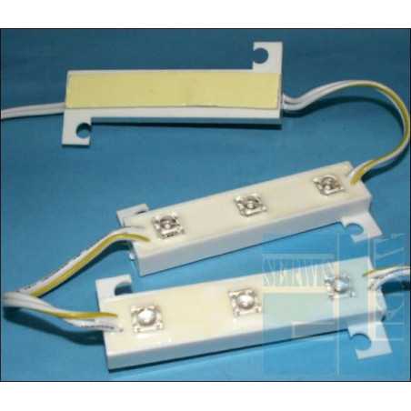 PODŚWIETLENIE LISTWA 3 LED FLUX CZERWONA 12V WODOSZCZELNA