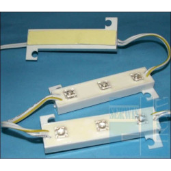  PODŚWIETLENIE LISTWA 3 LED FLUX BIAŁA 12V WODOSZCZELNA