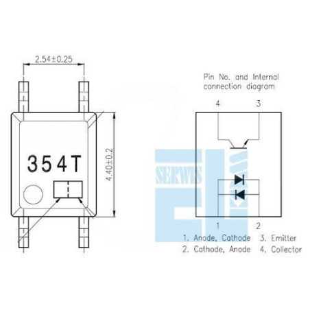  TRANSOPTOR LTV354 T SO-4 SMD LITEON